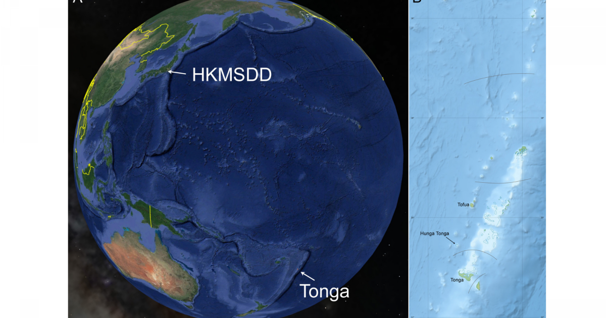 Tonga s Massive Undersea Volcanic Eruption Was Also Detected Using 